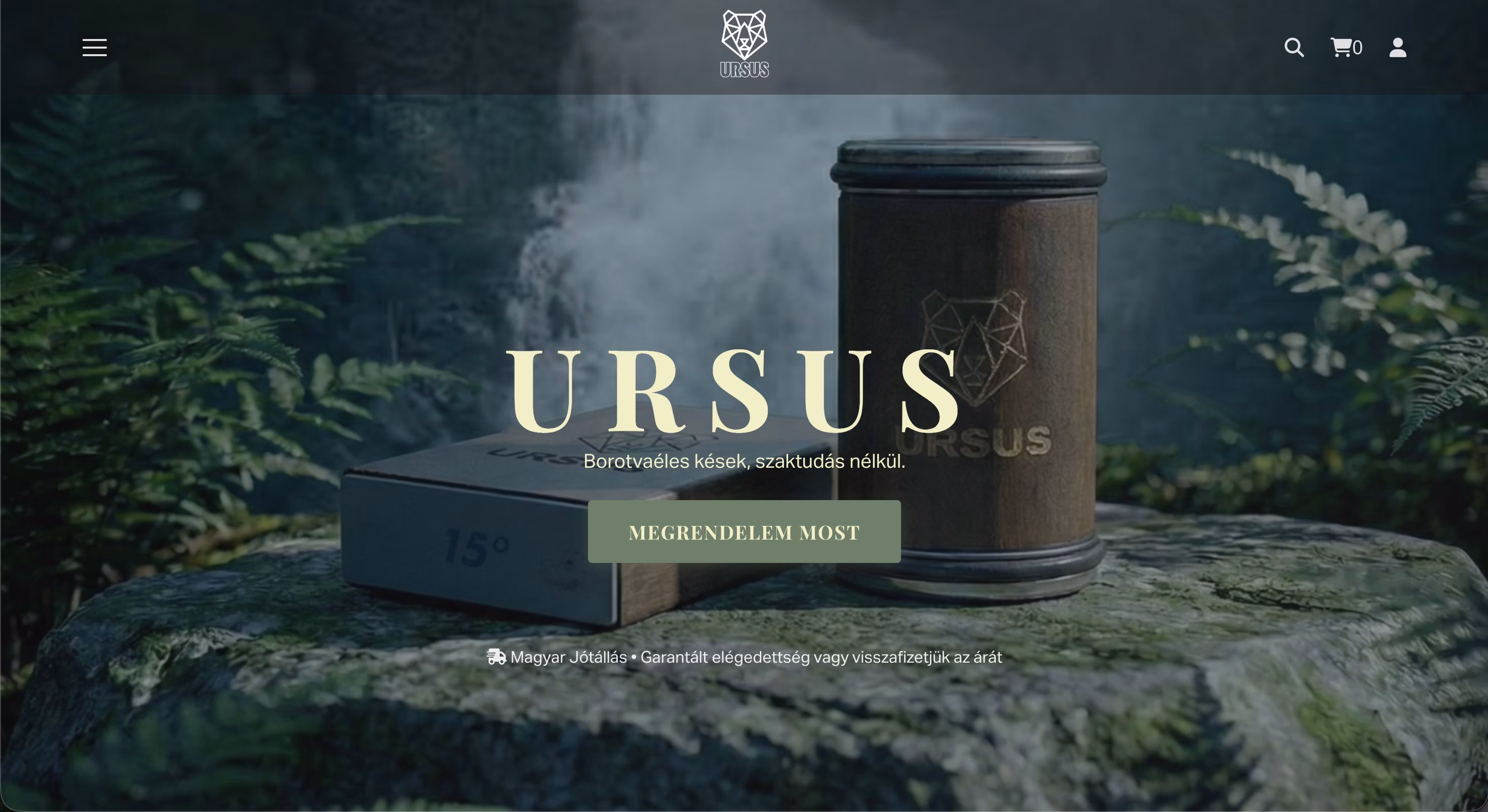 Ursus webshop - egyedi e-kereskedelmi weboldal győr